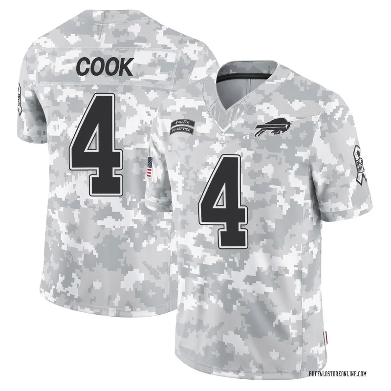 Arctic Camo Men's James Cook Buffalo Bills Limited 2024 Salute to Service Jersey