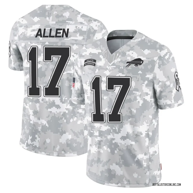 Arctic Camo Men's Josh Allen Buffalo Bills Limited 2024 Salute to Service Jersey