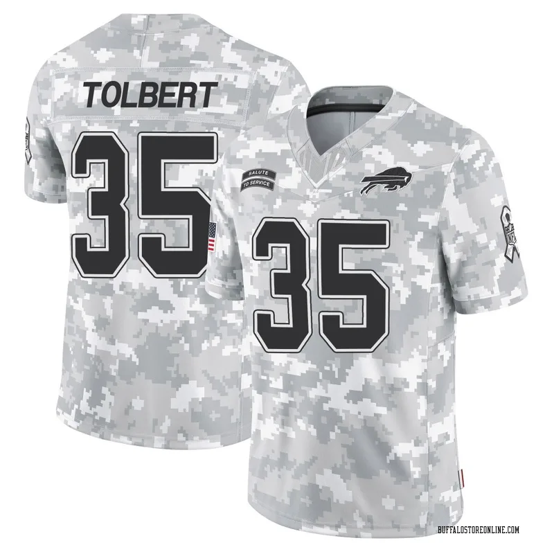 Arctic Camo Men's Mike Tolbert Buffalo Bills Limited 2024 Salute to Service Jersey