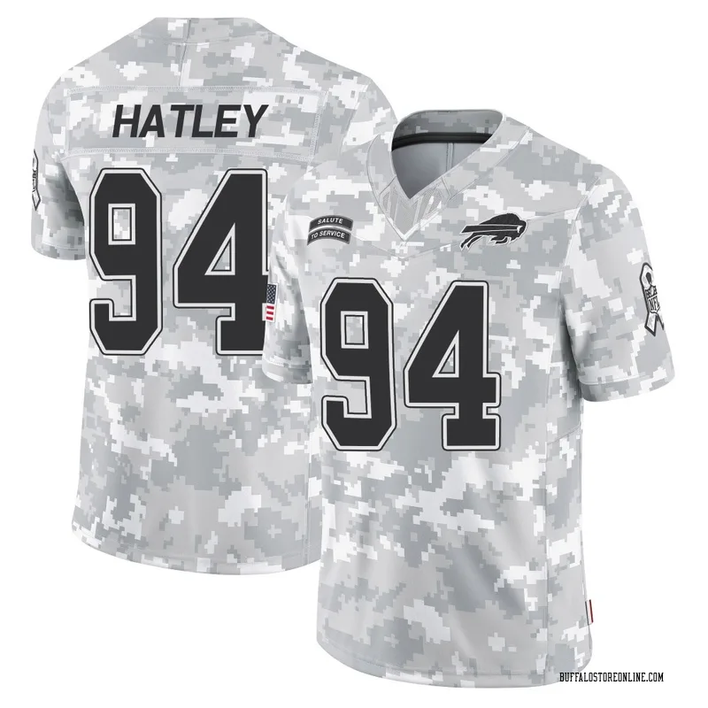 Arctic Camo Men's Rickey Hatley Buffalo Bills Limited 2024 Salute to Service Jersey