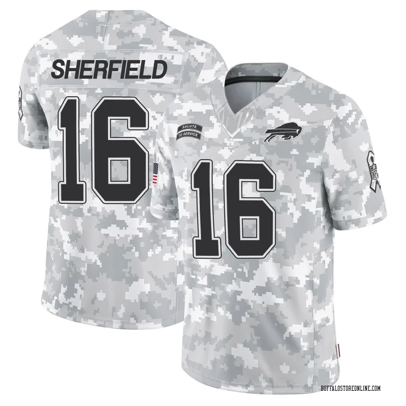 Arctic Camo Men's Trent Sherfield Buffalo Bills Limited 2024 Salute to Service Jersey