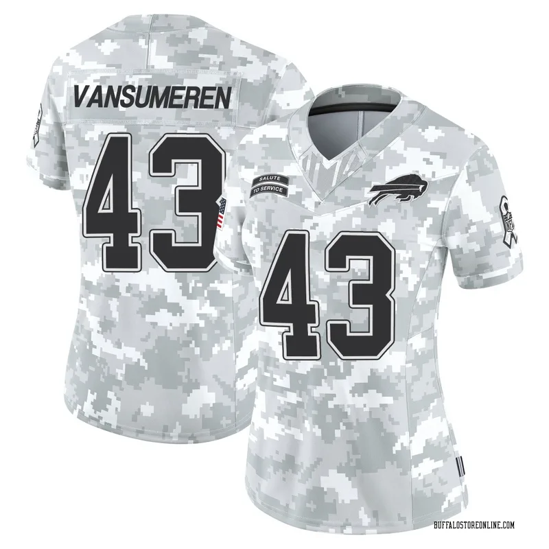 Arctic Camo Women's Ben VanSumeren Buffalo Bills Limited 2024 Salute to Service Jersey