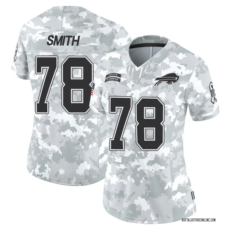 Arctic Camo Women's Bruce Smith Buffalo Bills Limited 2024 Salute to Service Jersey
