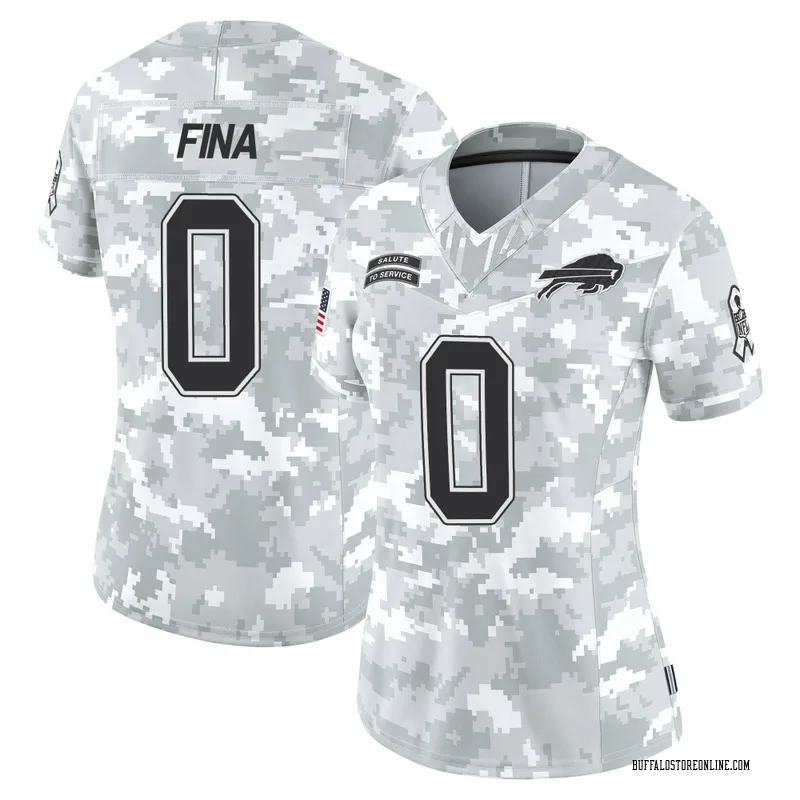 Arctic Camo Women's Bruno Fina Buffalo Bills Limited 2024 Salute to Service Jersey