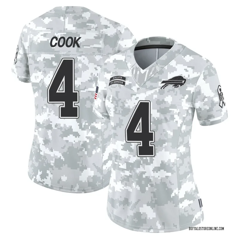 Arctic Camo Women's James Cook Buffalo Bills Limited 2024 Salute to Service Jersey