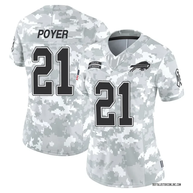 Arctic Camo Women's Jordan Poyer Buffalo Bills Limited 2024 Salute to Service Jersey