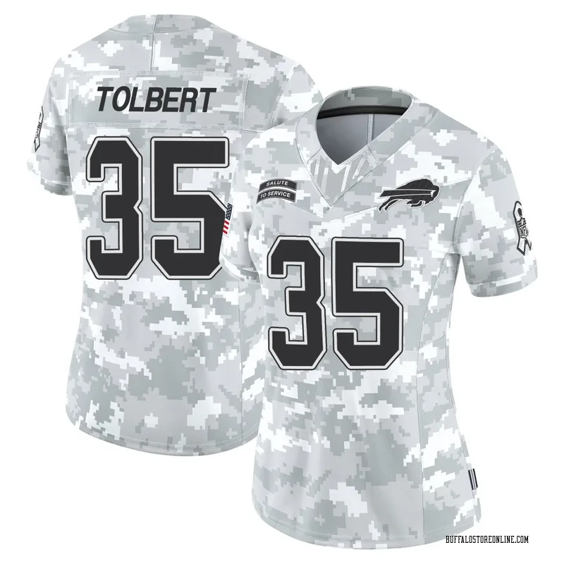 Arctic Camo Women's Mike Tolbert Buffalo Bills Limited 2024 Salute to Service Jersey