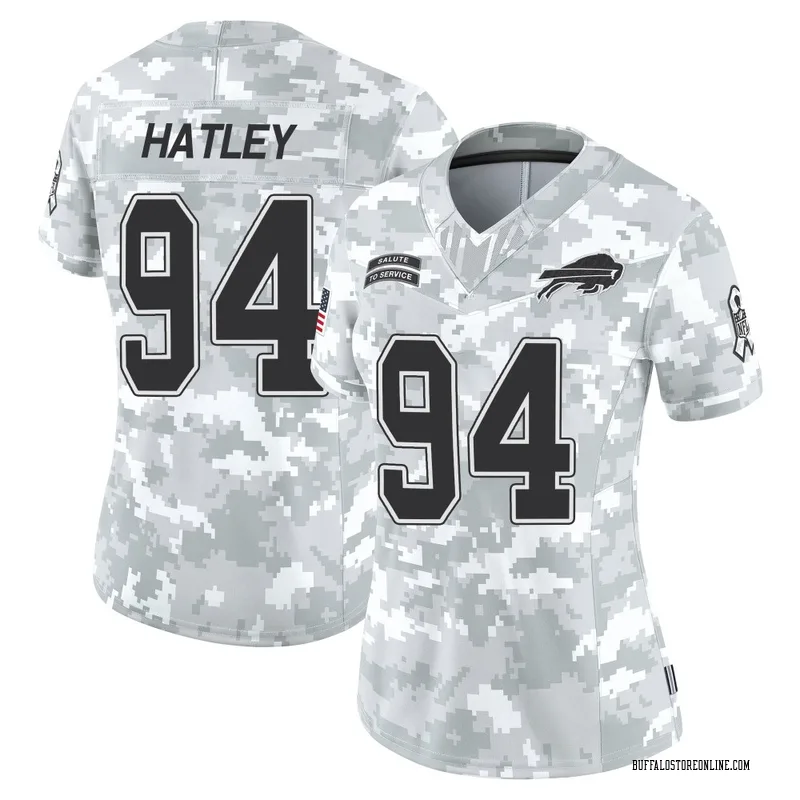 Arctic Camo Women's Rickey Hatley Buffalo Bills Limited 2024 Salute to Service Jersey