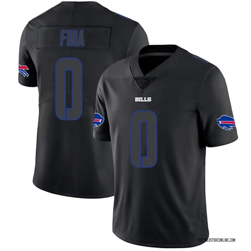 Black Impact Youth Bruno Fina Buffalo Bills Limited Jersey