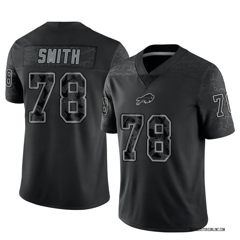 Black Men's Bruce Smith Buffalo Bills Limited Reflective Jersey