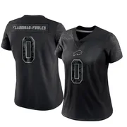 Black Women's Demetrius Flannigan-Fowles Buffalo Bills Limited Reflective Jersey