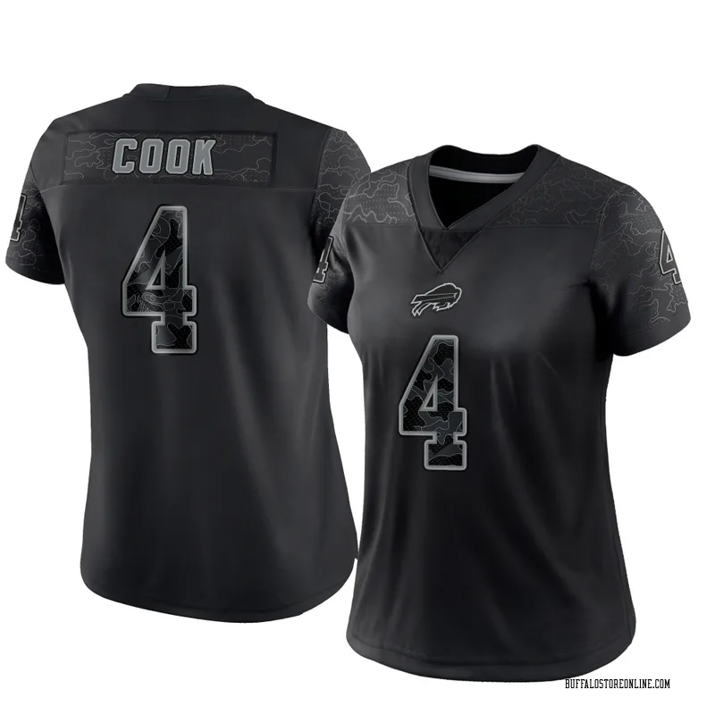 Black Women's James Cook Buffalo Bills Limited Reflective Jersey