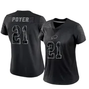 Black Women's Jordan Poyer Buffalo Bills Limited Reflective Jersey