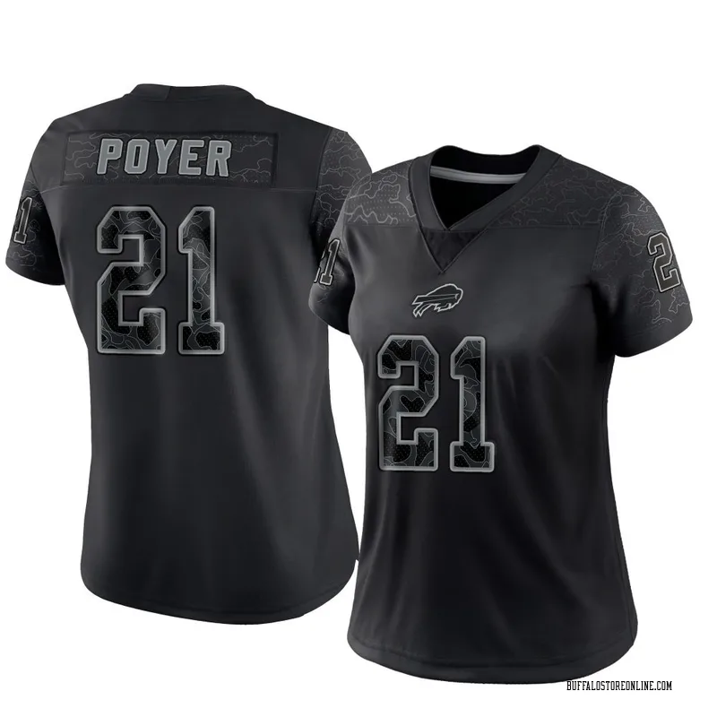 Black Women's Jordan Poyer Buffalo Bills Limited Reflective Jersey