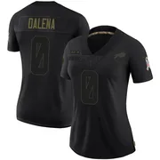 Black Women's Mac Dalena Buffalo Bills Limited 2020 Salute To Service Jersey