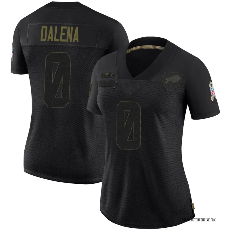 Black Women's Mac Dalena Buffalo Bills Limited 2020 Salute To Service Jersey