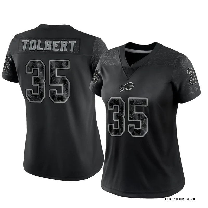 Black Women's Mike Tolbert Buffalo Bills Limited Reflective Jersey