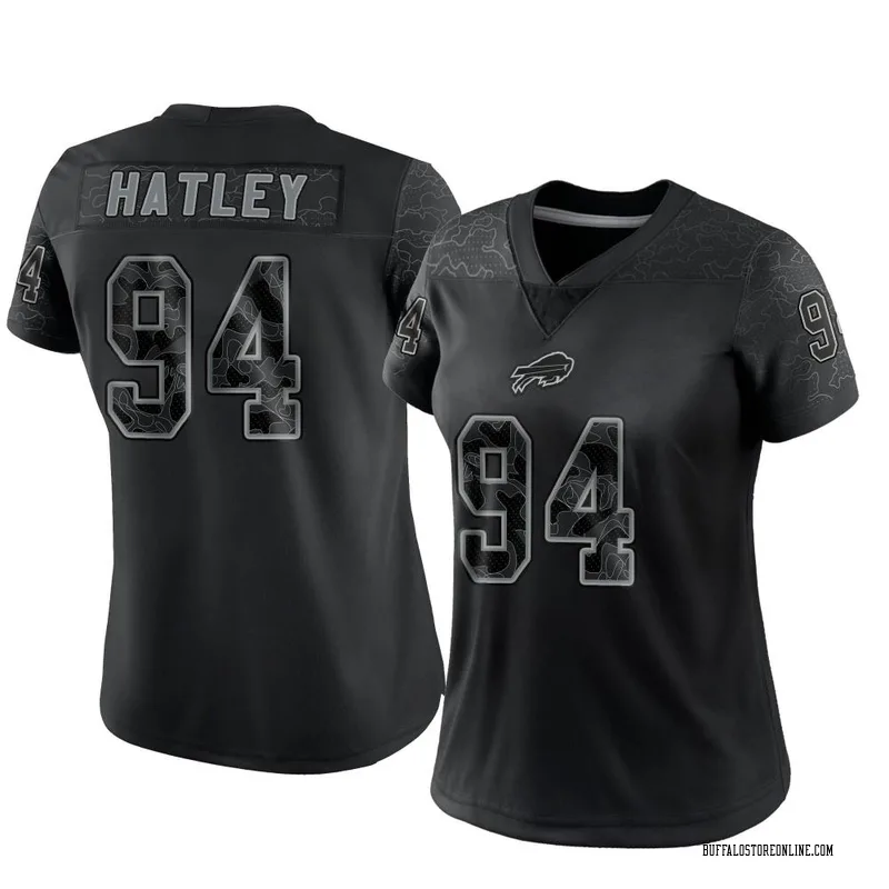 Black Women's Rickey Hatley Buffalo Bills Limited Reflective Jersey