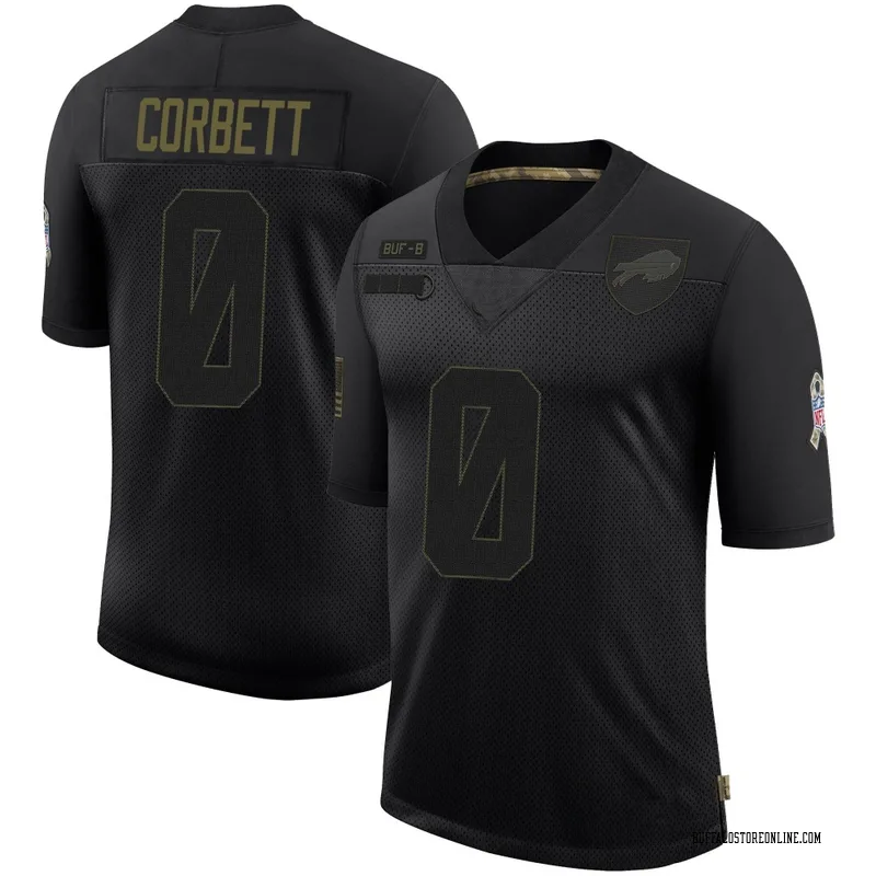 Black Youth Austin Corbett Buffalo Bills Limited 2020 Salute To Service Jersey