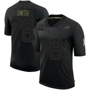 Black Youth Bruce Smith Buffalo Bills Limited 2020 Salute To Service Jersey