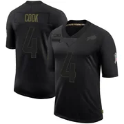 Black Youth James Cook Buffalo Bills Limited 2020 Salute To Service Jersey