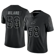 Black Youth Matt Milano Buffalo Bills Limited Reflective Jersey