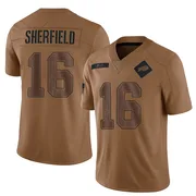 Brown Men's Trent Sherfield Buffalo Bills Limited 2023 Salute To Service Jersey