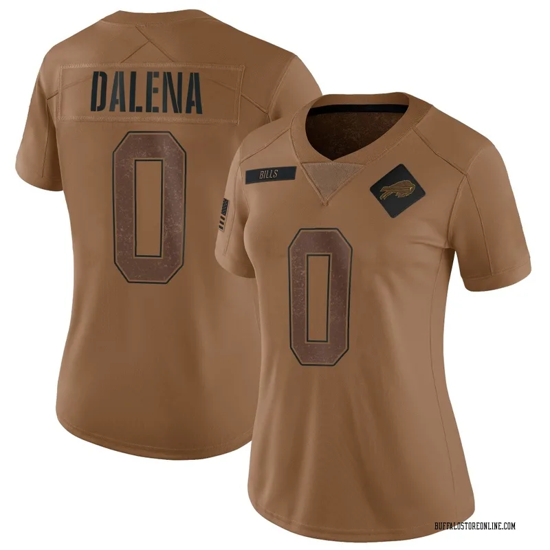 Brown Women's Mac Dalena Buffalo Bills Limited 2023 Salute To Service Jersey