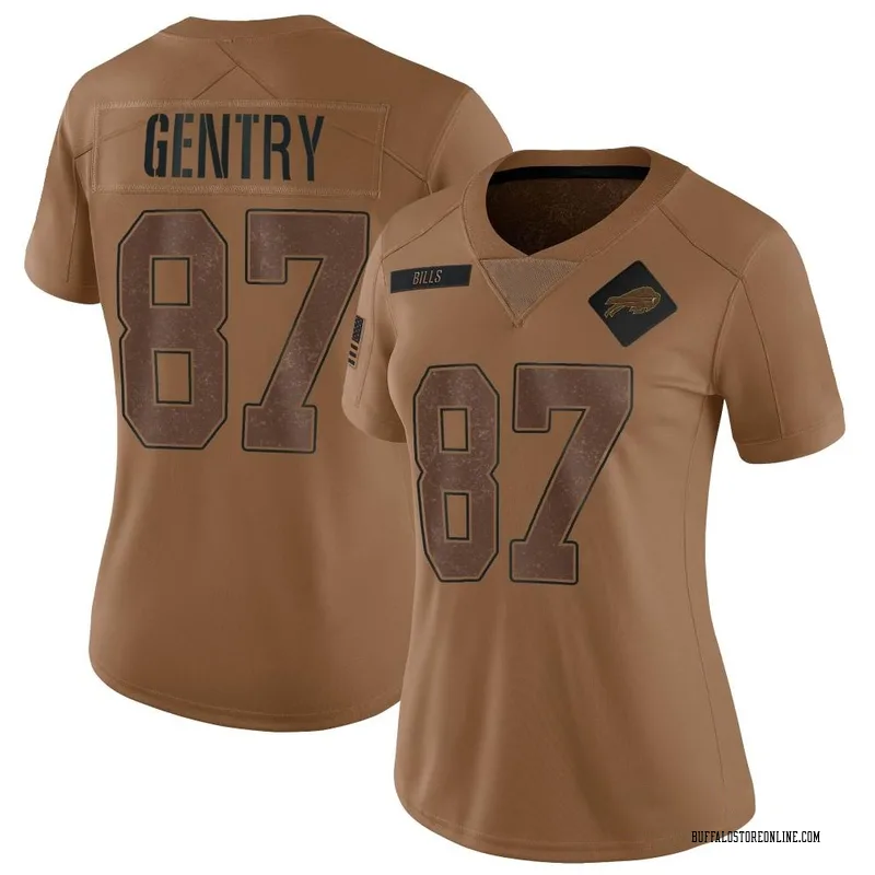 Brown Women's Tanner Gentry Buffalo Bills Limited 2023 Salute To Service Jersey