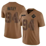 Brown Youth Rickey Hatley Buffalo Bills Limited 2023 Salute To Service Jersey