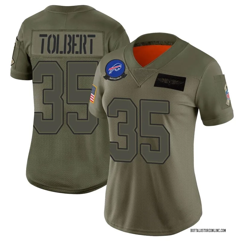 Camo Women's Mike Tolbert Buffalo Bills Limited 2019 Salute to Service Jersey