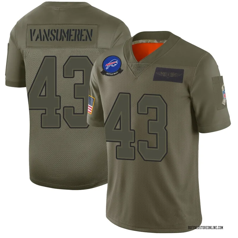 Camo Youth Ben VanSumeren Buffalo Bills Limited 2019 Salute to Service Jersey