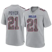 Gray Men's Jordan Poyer Buffalo Bills Game Atmosphere Fashion Jersey