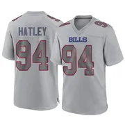 Gray Men's Rickey Hatley Buffalo Bills Game Atmosphere Fashion Jersey