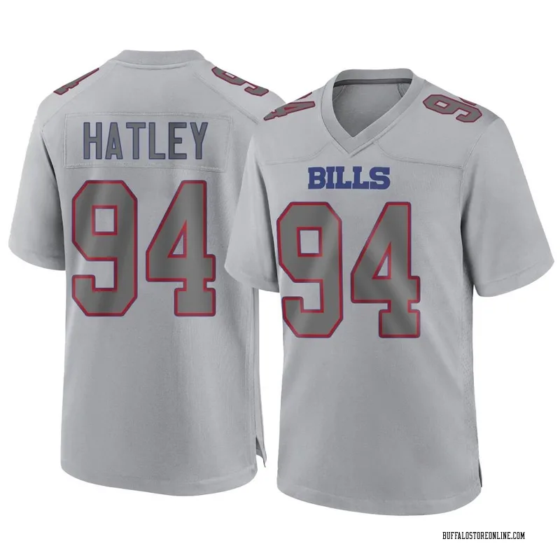 Gray Men's Rickey Hatley Buffalo Bills Game Atmosphere Fashion Jersey