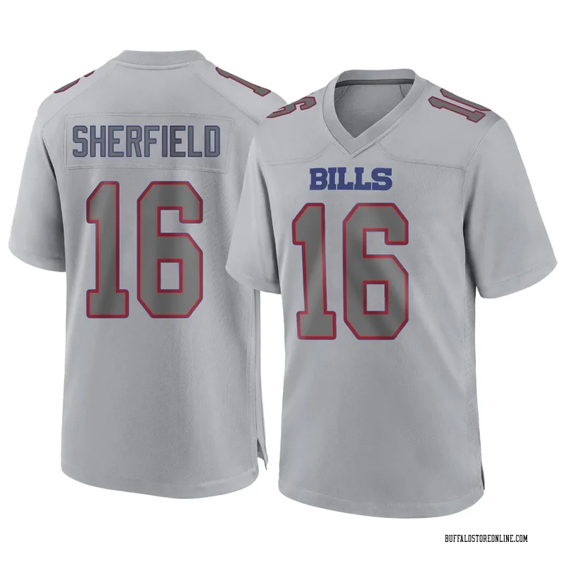 Gray Men's Trent Sherfield Buffalo Bills Game Atmosphere Fashion Jersey
