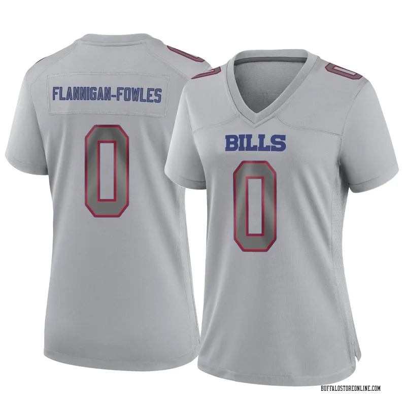Gray Women's Demetrius Flannigan-Fowles Buffalo Bills Game Atmosphere Fashion Jersey