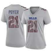 Gray Women's Jordan Poyer Buffalo Bills Game Atmosphere Fashion Jersey