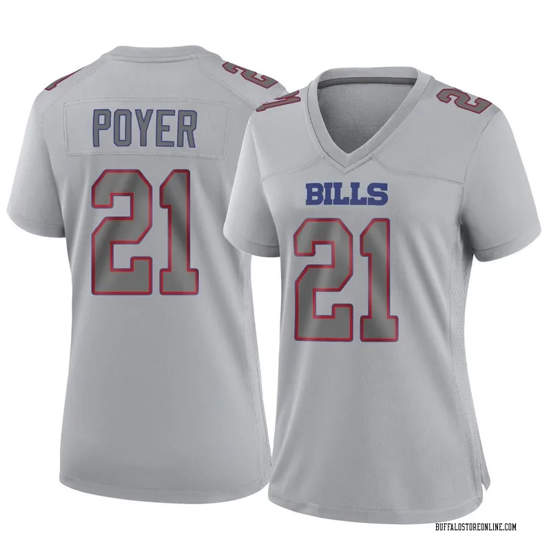 Gray Women's Jordan Poyer Buffalo Bills Game Atmosphere Fashion Jersey
