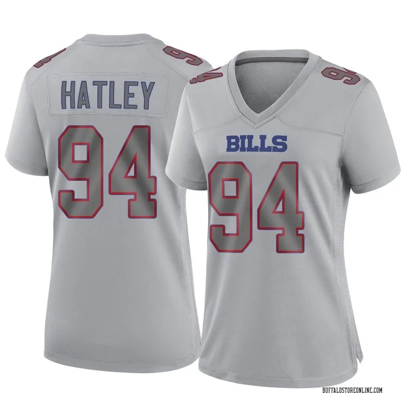 Gray Women's Rickey Hatley Buffalo Bills Game Atmosphere Fashion Jersey