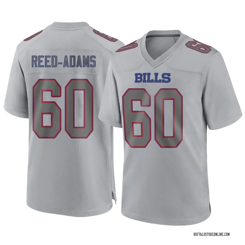 Gray Youth Ar'maj Reed-Adams Buffalo Bills Game Atmosphere Fashion Jersey