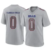 Gray Youth Demetrius Flannigan-Fowles Buffalo Bills Game Atmosphere Fashion Jersey