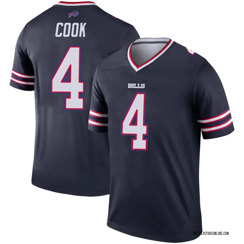 Navy Men's James Cook Buffalo Bills Legend Inverted Jersey