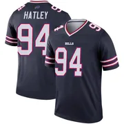 Navy Men's Rickey Hatley Buffalo Bills Legend Inverted Jersey