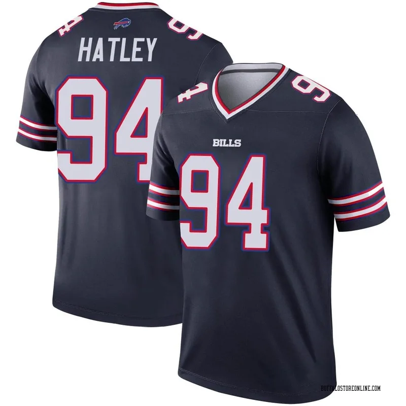 Navy Men's Rickey Hatley Buffalo Bills Legend Inverted Jersey