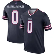 Navy Youth Demetrius Flannigan-Fowles Buffalo Bills Legend Inverted Jersey