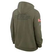 Olive Men's Buffalo Bills 2025 Salute to Service Sideline Hoodie