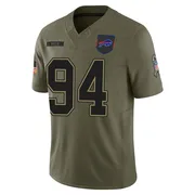 Olive Men's Rickey Hatley Buffalo Bills Limited 2025 Salute to Service Jersey
