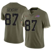 Olive Men's Tanner Gentry Buffalo Bills Limited 2022 Salute To Service Jersey