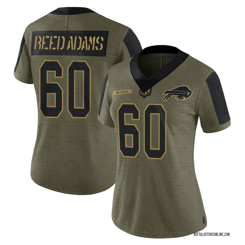 Olive Women's Ar'maj Reed-Adams Buffalo Bills Limited 2021 Salute To Service Jersey